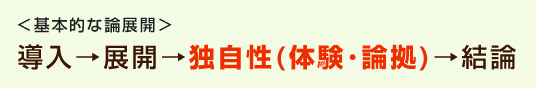 基本的な論展開